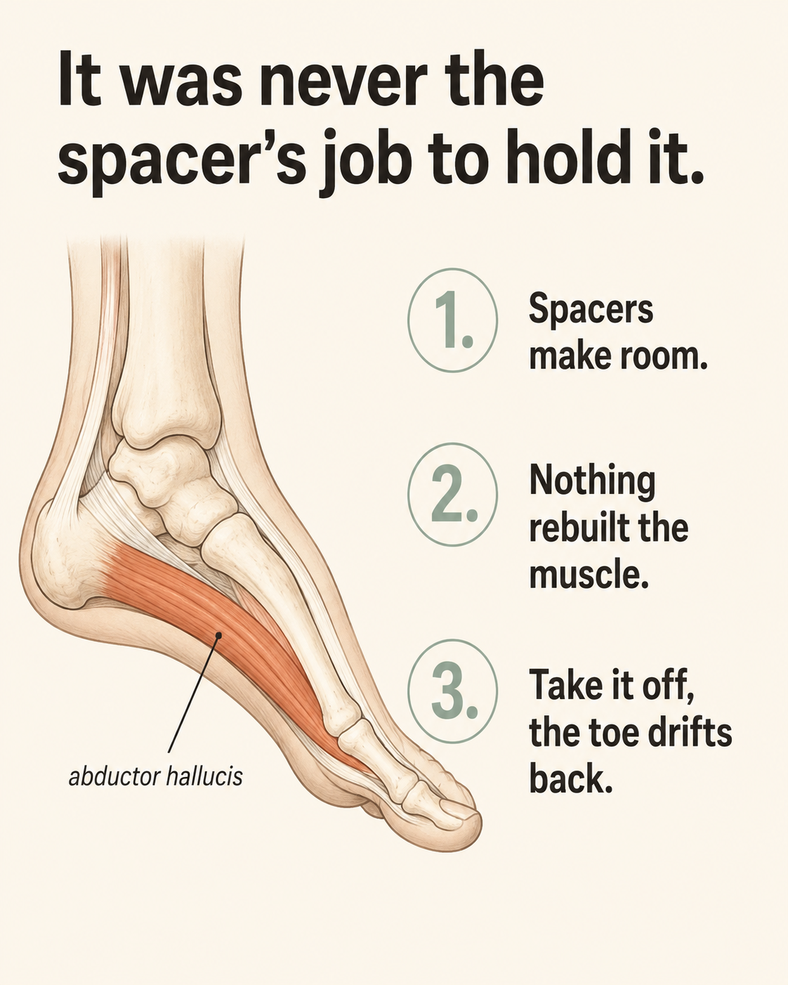 The abductor hallucis muscle