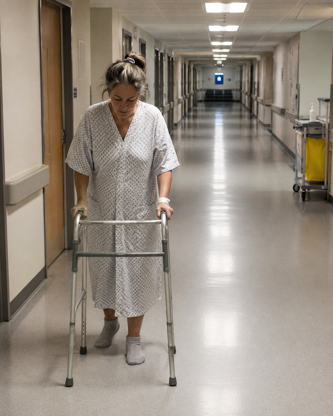 Learning to walk again with a frame